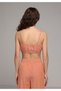 Fashion Fit Strapless Striped Women's Orange Strap Shirt - 2