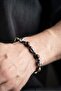 8 mm Macrame Men's Bracelet with Tiger's Eye and Hematite Natural Stones - 4