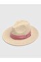 Zinnia Straw Women's Beige Beach Hat - 2
