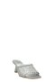 Lame Knitted Heeled Women's Slippers - 2