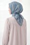 Soft Scarf Abstract Blue - 2