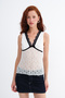 Lace Transparent Blouse A18459 - 5