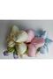 Satin Bagel Bun Buckle with Tulip Figure - 5