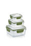 3-Piece Square Storage Container