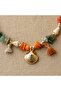 Kly-1046 |   Tasseled Charm Natural Stone Summer Necklace |   Eos Collective - 4