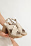 Mnr 1109 Cross-Strapped Heeled Sandals - 4