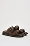 Arden Model Genuine Natural Leather Eva Sole Slippers