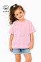 Slogan Printed Casual Short Sleeve Summer Girl's T-Shirt