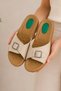 Vzyn 4502 Lightweight Soft Sole Comfort Gel Buckle Women's Slippers - 2
