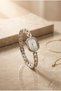 Women's Steel Watch Silver & Gold Color Oval Square Case Vintage Old Money Luxury Elegant Stylish Women's Wristwatch 2026 - 5