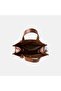 Women's Salmon Wallet with Accessories and Leather Detailing Straw Handbag - 6