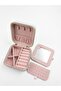 Jewelry Box Organizer with Small Mirror for Small Portable Travel - 3