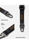 Tactical Webbing Lanyard Strap with Patch, Heavy Duty Tactical Carabiner Phone Neck Strap - Black - 8
