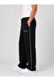 Men's Embroidered Wide-Leg Comfortable Sweatpants with Side Stripes and Pockets - 4