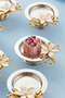 12 Piece Ovally Luxury Presentation Set with Daisy Accessories - 6 Oval Trays and 6 Turkish Delight Containers - 3