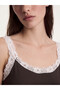 Two Mt Shop Quality Lcw Dream Brown Flat Strap Women's Shorts Pajama Set - 3