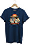 Cool Cats Summer Club Unisex Cat Printed Summer Themed Regular Fit Crew Neck T-Shirt