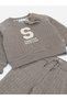 Boys Solid Co-Ord Set – "Freestyle Skate Club" Print Sweatshirt & Jogger Pants - 6