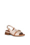 23111 Beige Genuine Leather Women's Shoes - 3