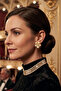 Brass Plated Zircon Stone Gold Flower Earrings - 4