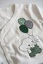 Baby Boy 5-Piece Hospital Release Bodysuit Set 0-3 Months Newborn Elephant Embroidered Hat, Gloves and Booties - 5