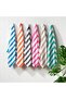 Arkwright Striped Beach Towels (30x60, 4 Pack) - 100% Cotton Perfect Pool Towels, Bath Towels (Pink) - 6