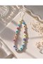 Colorful Fimo Evil Eye Beaded Phone Charm |   Pearl Detailed Phone Strap |   Y2K Phone Ornament |   Bag Charm - 2