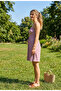 Women's Strappy Chest Gipe Elastic Mini Dress - 2