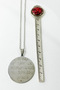 Silver Color Ayetel Kürsi & Nazar Verse Written Prayer Necklace with Accordion Chain Stainless Steel - 4