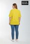 Süperlife Women's Large Size Handwritten California Printed 3Xl-6Xl Crew Neck T-Shirt Spr25Btsk510-7 - 2