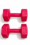 3 kg X 2 Pcs Black Plastic Dumbbell Set Total 2 kg Hand Weight Fitness Pilates Home Sports Exercise Arm Shoulder Chest Training Tool - 7