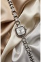 Helena Women's Steel Watch Silver Color Heart Stone Detailed Vintage Watch |   Old Money Luxury Elegant Stylish Women's Wristwatch 2026 - 3