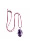 Noma Real Leather Suede Rope Natural Stone End Multi-Use Necklace - 2