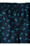Rmz Gi̇yi̇m Farkiyla Short Length Palm Tree Embroidered Men's Swim Shorts - 4