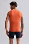 Egyptian Modal by Tencel Hercules Slim Fit Crew Neck Sports Athlete Undershirt / T-Shirt Rust Red - 2