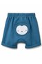 Benetton Baby Girl Animal Embroidered Shorts 3-18 Months Petrol - 2