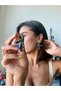 Gold Black Enamel Swallow Antiallergic Non-Tarnish Ultra Light Earrings - 4