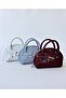 Women's Patent Leather Half Moon Hand and Shoulder Bag – Vintage Y2K Baguette Model - 5