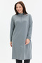 Stand collar two thread zippered tunic - 3