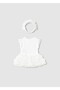 1756 Baby Girl White Dress and Headband - 3
