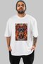 For Dog Lovers 29 White Oversized T-Shirt with Front Dog Print 100% Cotton Unisex Dog Lover Premium Design - 2