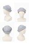 Betty Bands Women's Striped Docker Hat Marine Style Fisherman Beret Blue White Sailor Beanie - 5