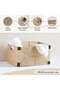Ingrid Rectangular Basket 35x24x18cm-natural/black - 5