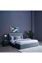 PLUTO HEADBOARD CHANEL TEAL L-200 : H-125 CM - 6