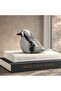 Lola Glass Bird Decor Figurine 13x7.5x8cm - Black