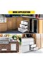 Stainless Steel Outdoor Kitchen Drawers, Flush Mount Built-in BBQ Drawer with Ventilation Panel - 8