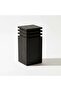 Apex Wood Ziggurat Sculpture 15.25x15.25x30cm - Black - 3