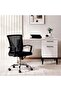 Hobbs Office Medium Back Chair Mesh Fabric - Black