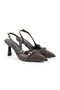 Women's High Heel Shoes Pointed Toe Cross Buckle Detailed Slingback Stylish Classic Office Antique L085.K2017 - 3