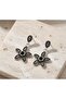 Oltu Stone Women's Earrings-Noir